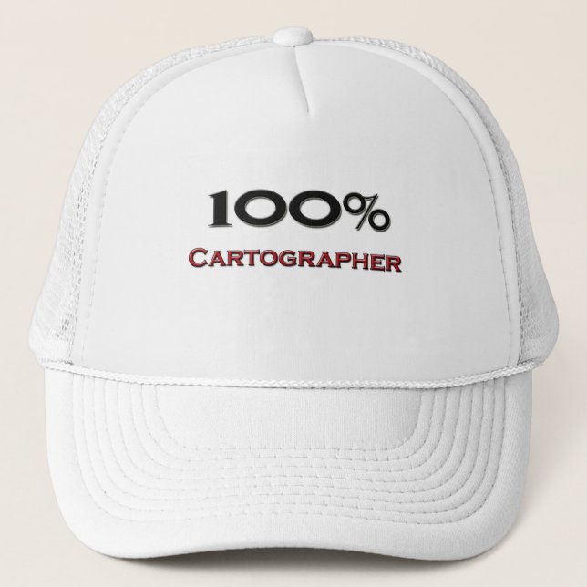 100 Percent Cartographer Trucker Hat (Front)