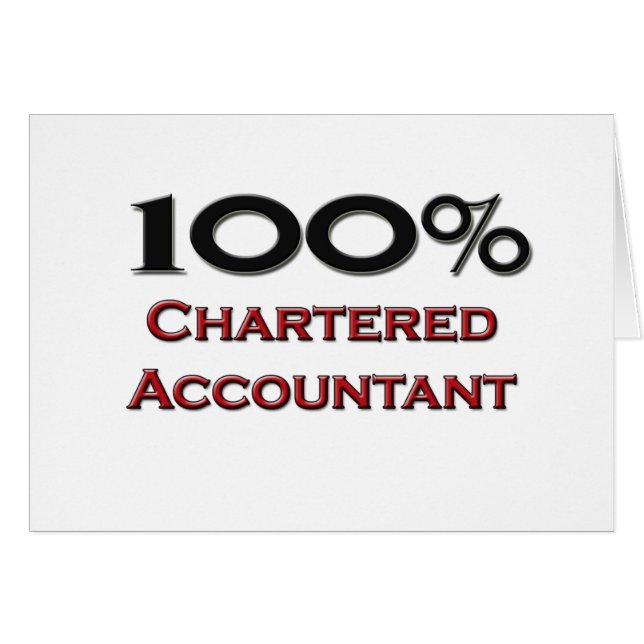 100 Percent Chartered Accountant (Front Horizontal)