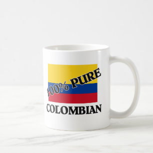 100 Percent COLOMBIAN Coffee Mug