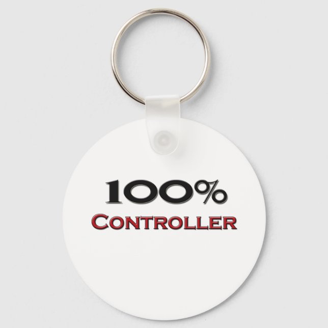 100 Percent Controller Key Ring (Front)