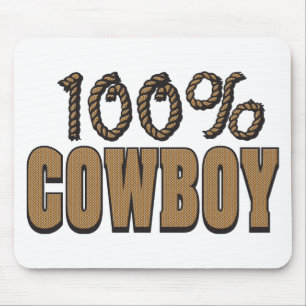 100 Percent Cowboy Mouse Pad
