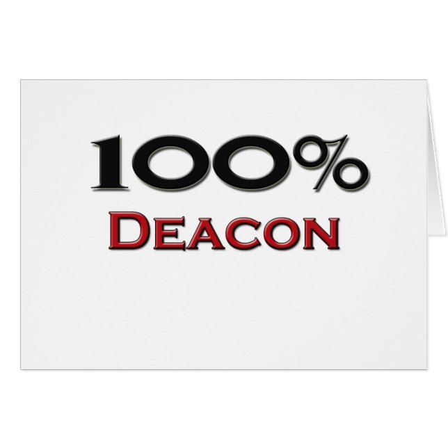 100 Percent Deacon (Front Horizontal)