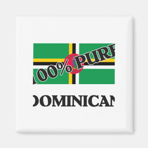 100 Percent DOMINICAN Magnet