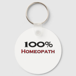 100 Percent Homeopath Key Ring