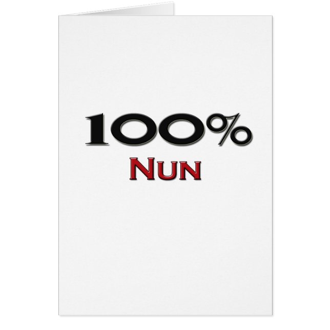 100 Percent Nun (Front)