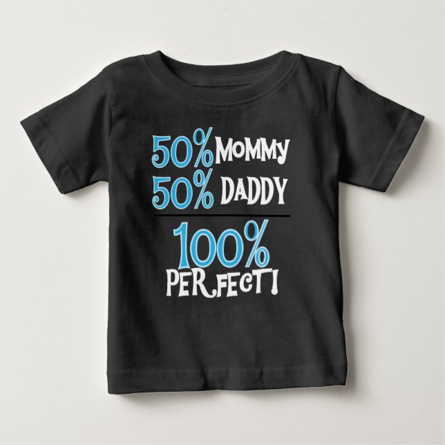 100 Percent Perfect Blue Baby T-Shirt (Front)