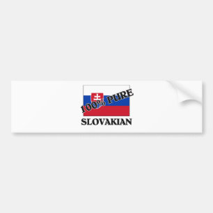 100 Percent SLOVAKIAN Bumper Sticker
