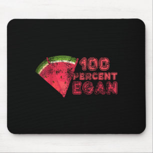 100 percent vegan summer watermelon fruit lover mouse pad