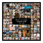 100 Photo Collage Personalised Picture Gift Square