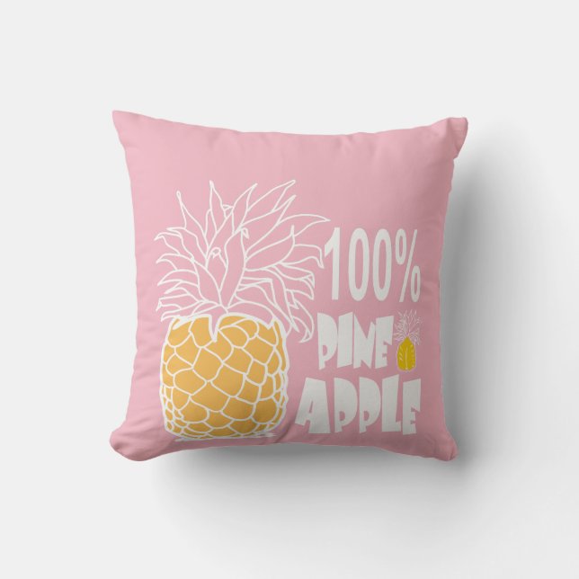 100% pineapple cushion (Front)
