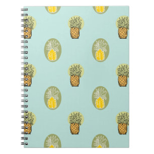 100% pineapple notebook