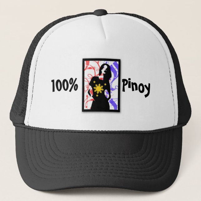 100% Pinoy CAP (Front)
