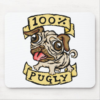 100% Pugly Mouse Pad
