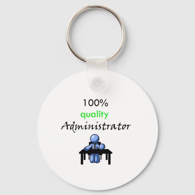 100% quality administrator key ring (Front)