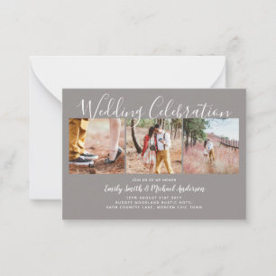 100 Quality Budget PHOTO Wedding Invites SMALL