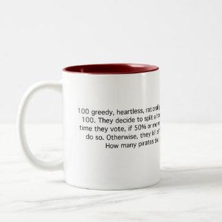 100 Rational Pirates Two-Tone Coffee Mug
