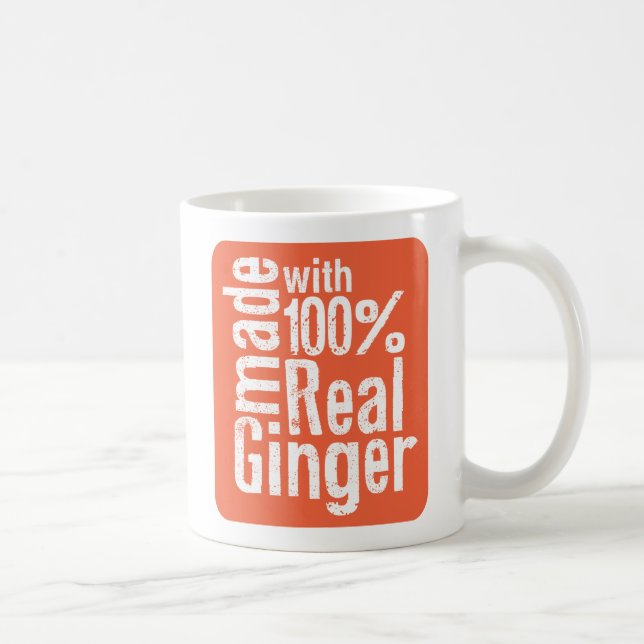 100% Real Ginger Coffee Mug (Right)