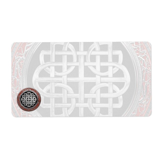 [100] Sacred Celtic Silver Knot Cross (Front)