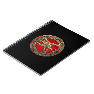 [100] Sacred Gold Octopus in Defensive Posture Notebook
