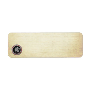 [100] Sacred Silver Griffin Return Address Label
