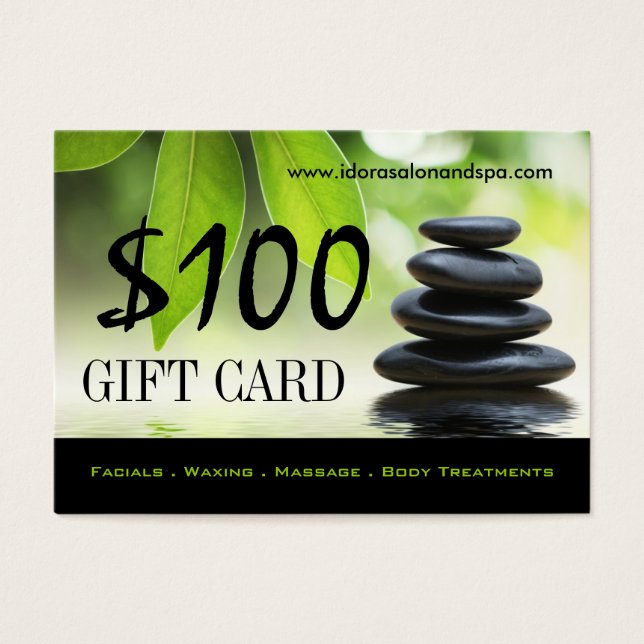 100 - Salon Gift Card (Front)