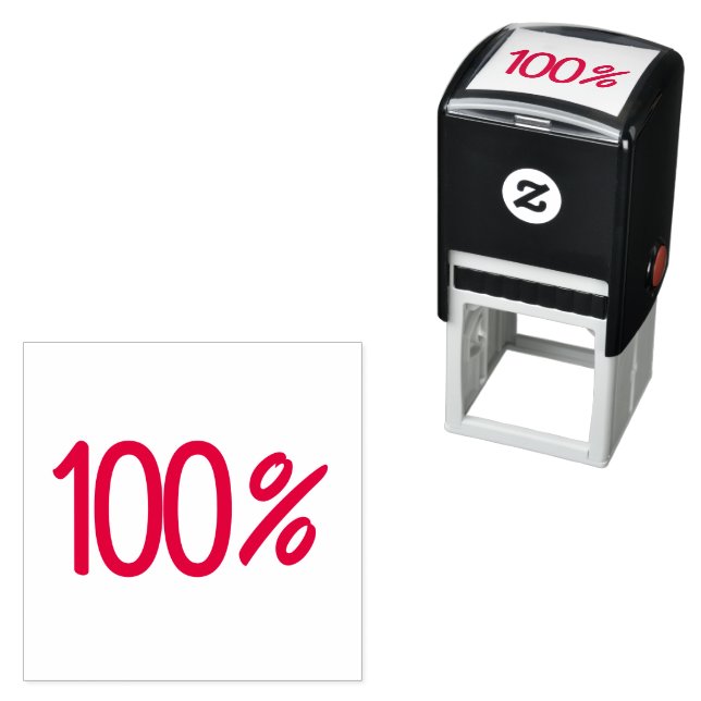 "100%" Self-Inking Stamp (In Situ)