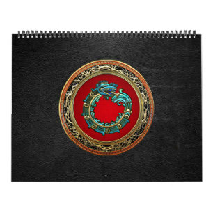 [100] Serpent God Quetzalcoatl [Jade] Calendar