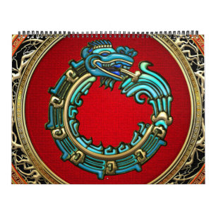[100] Serpent God Quetzalcoatl [Jade] Calendar