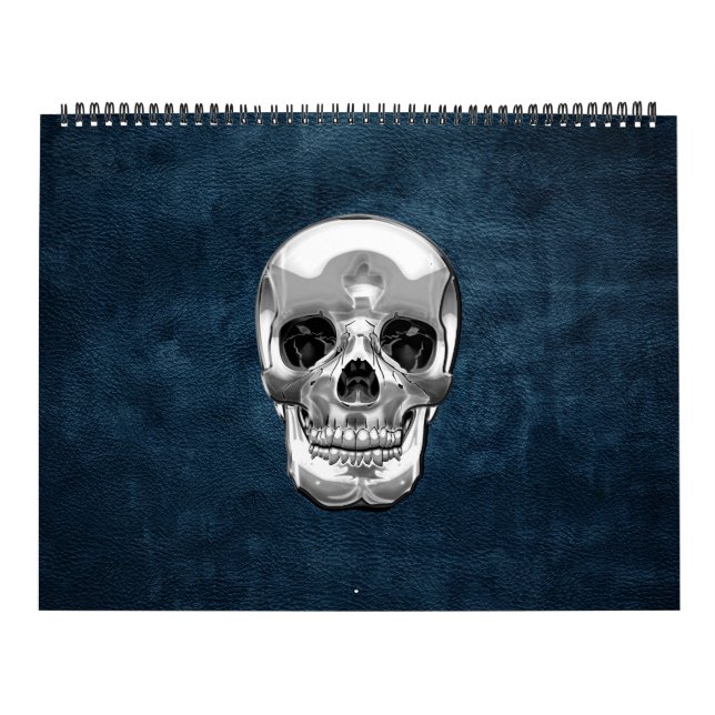 [100] Silver Human Skull Calendar (Cover)