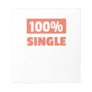 100% Single Notepad