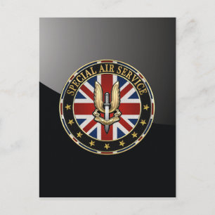 [100] Special Air Service (SAS) Badge [3D] Postcard