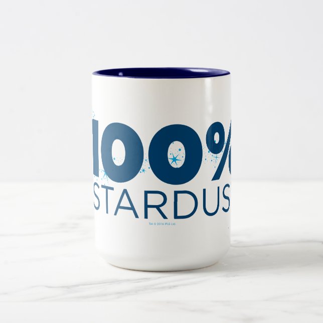 100% Stardust Two-Tone Coffee Mug (Center)