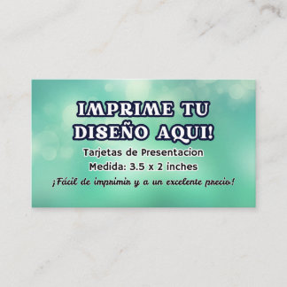 100 Tarjetas de Presentacion para negocio Business Card