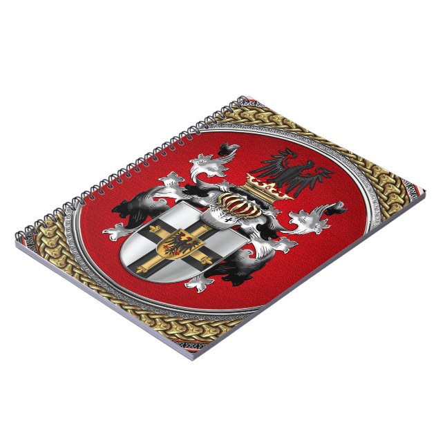 [100] Teutonic Order Coat of Arms Notebook (Left Side)