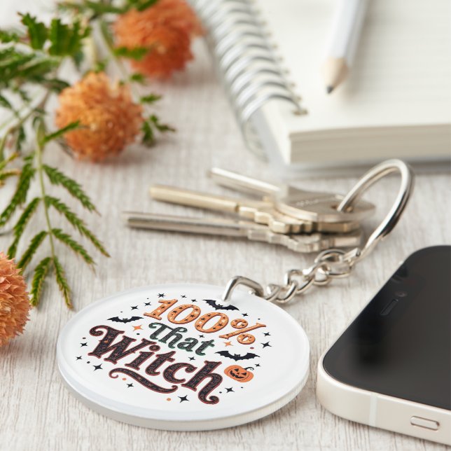 100% That Witch Key Ring (Front Right)