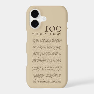 100 Things I Love About You Tan And Rich Coffee