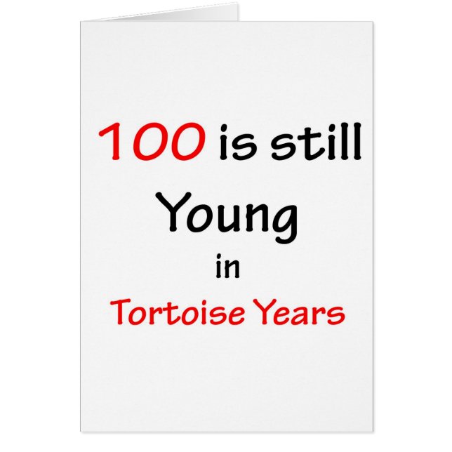 100 Tortoise Years (Front)