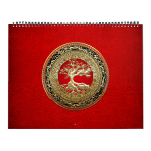 [100] Treasure Trove: Celtic Tree of Life [Gold] Calendar