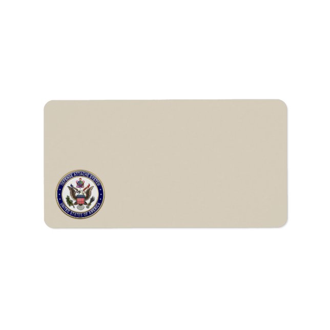 [100] U.S. Defence Attaché System (DAS) Emblem [3D Label (Front)