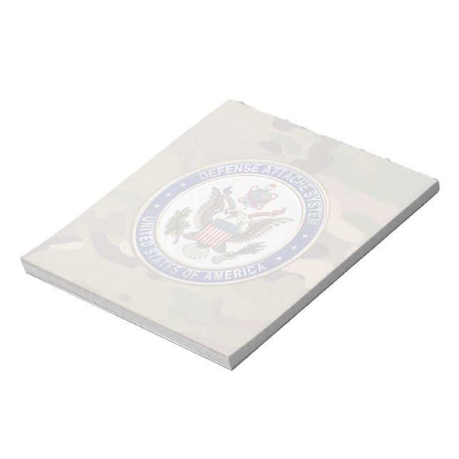 [100] U.S. Defence Attaché System (DAS) Emblem [3D Notepad (Rotated)