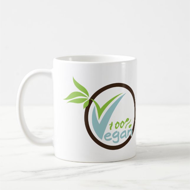 100% Vegan Mugs (Left)