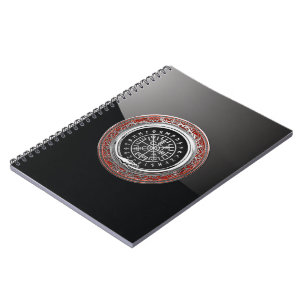 [100] Vegvisir - Viking Silver Magic Runic Compass Notebook