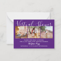 100  Virtual Shower PHOTO Wedding Live Chat Budget
