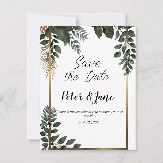 100+ Wedding Save the date Invitation (Front)
