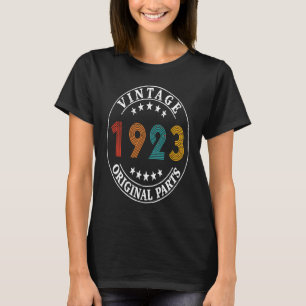 100 Year Old Retro Vintage 1923 100th Birthday 1 T-Shirt