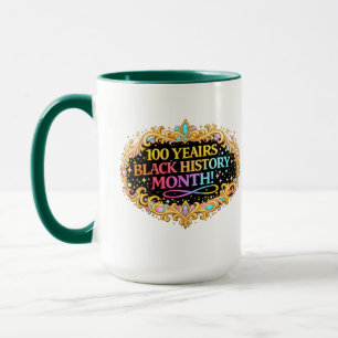 100 Years Black History Combo Mug