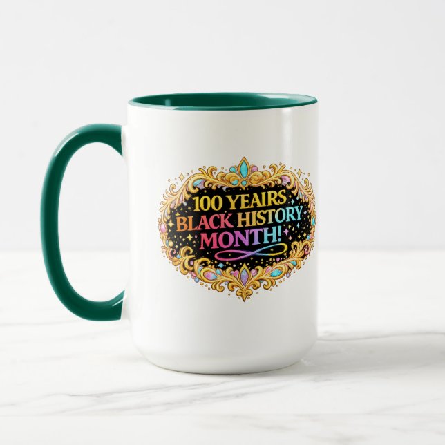100 Years Black History Combo Mug (Left)
