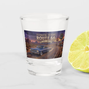 100 Years Of Route 66 Shot Glass