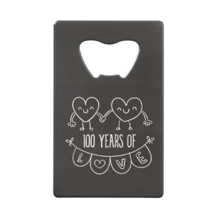 100th Anniversary Gift Chalk Hearts