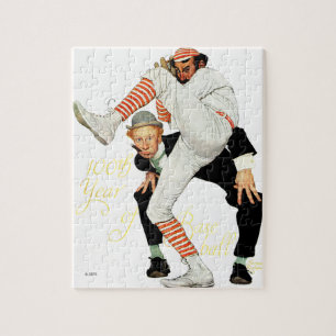 100th Anniversary of Baseball Jigsaw Puzzle